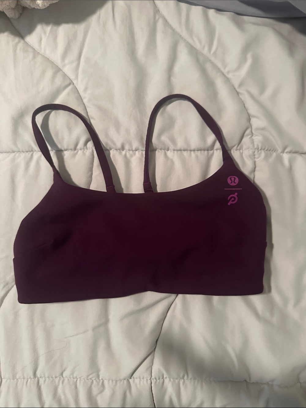 lululemon athletica Deep Plum Strappy Sports Bra